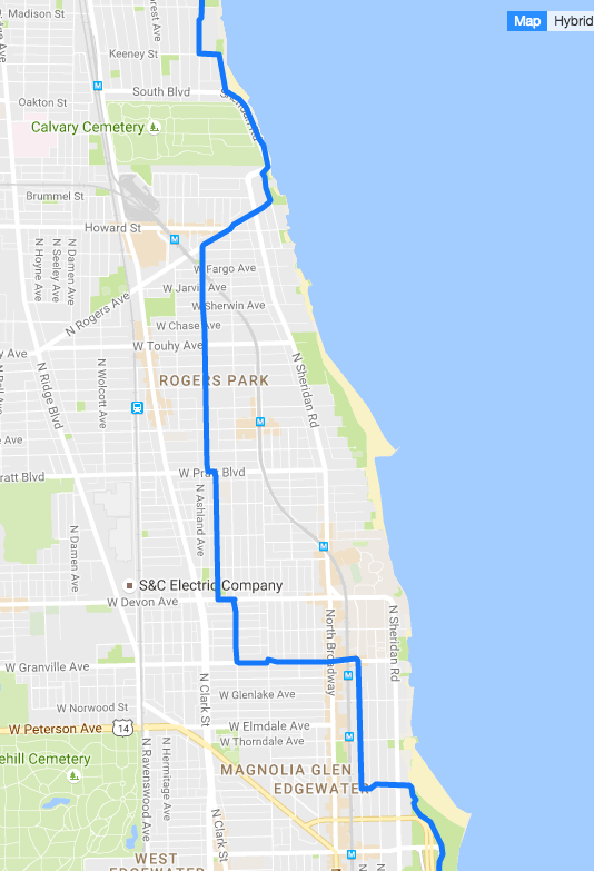 bike route